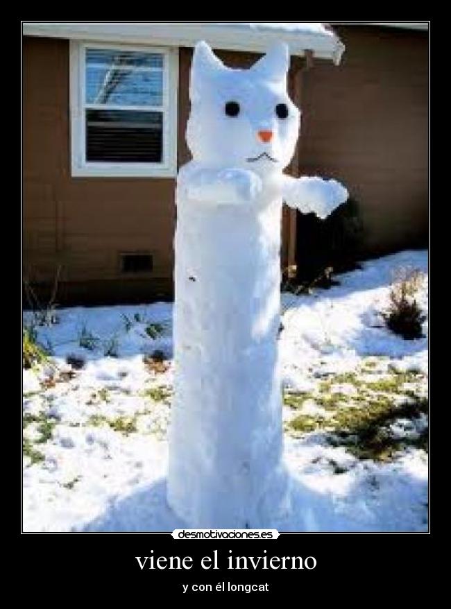 viene el invierno - y con él longcat
