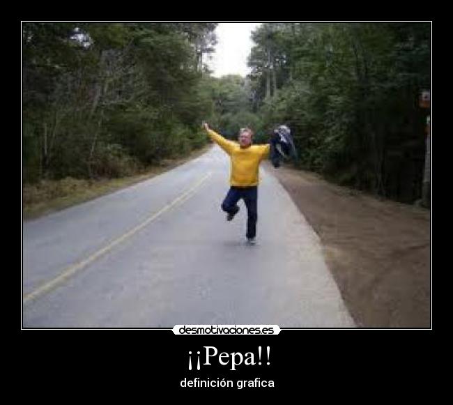 ¡¡Pepa!! - definición grafica