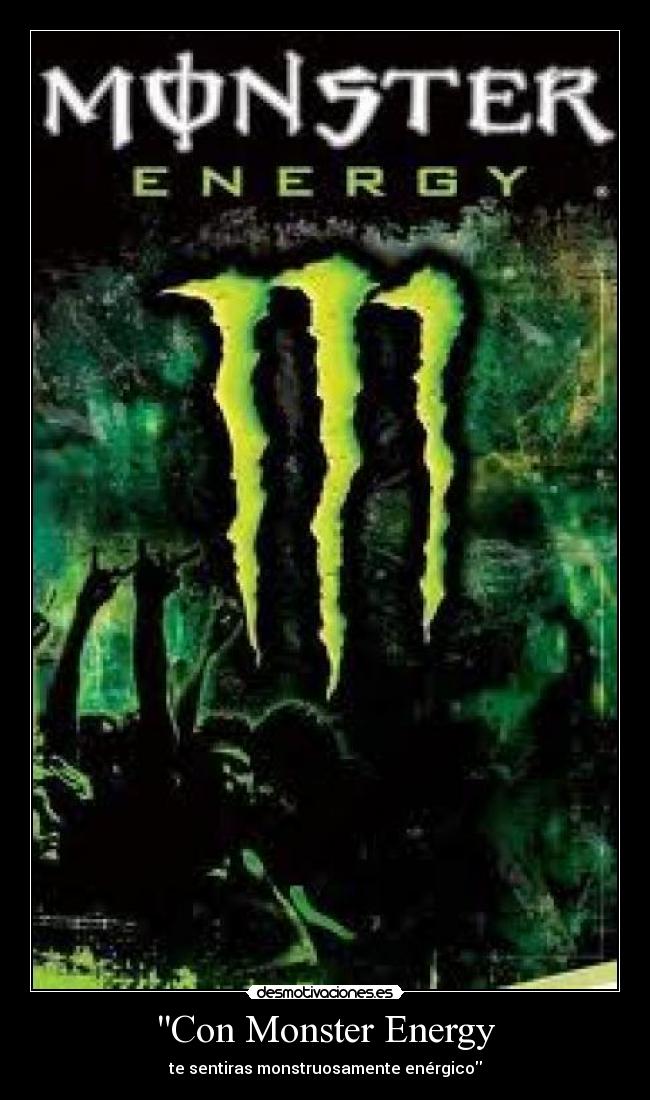 Con Monster Energy -