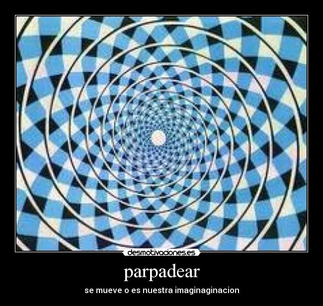 parpadear - se mueve o es nuestra imaginaginacion
