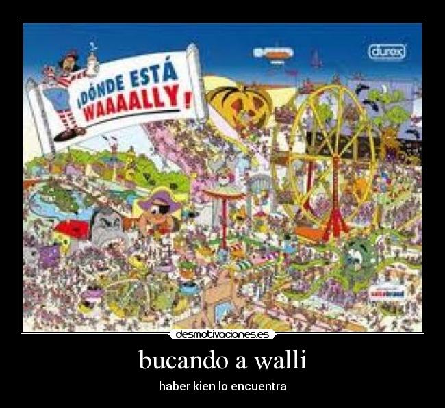 bucando a walli - haber kien lo encuentra