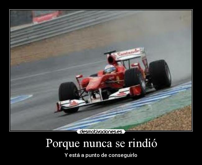 Porque nunca se rindió -