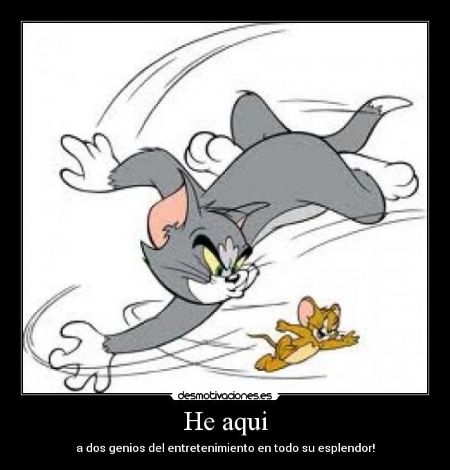 He aqui - a dos genios del entretenimiento en todo su esplendor!