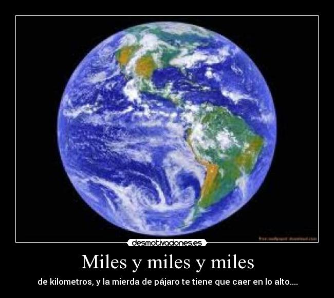Miles y miles y miles -