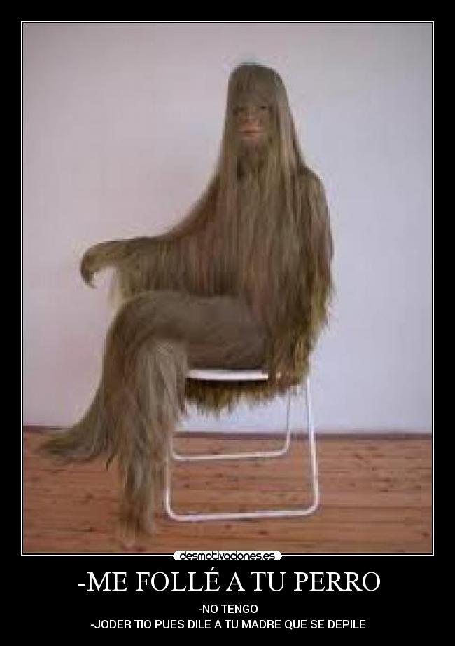 -ME FOLLÉ A TU PERRO -