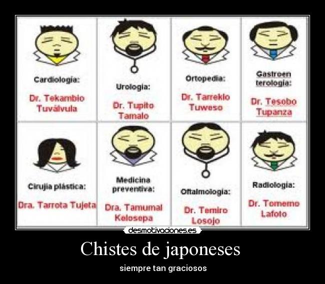 Chistes de japoneses  - siempre tan graciosos