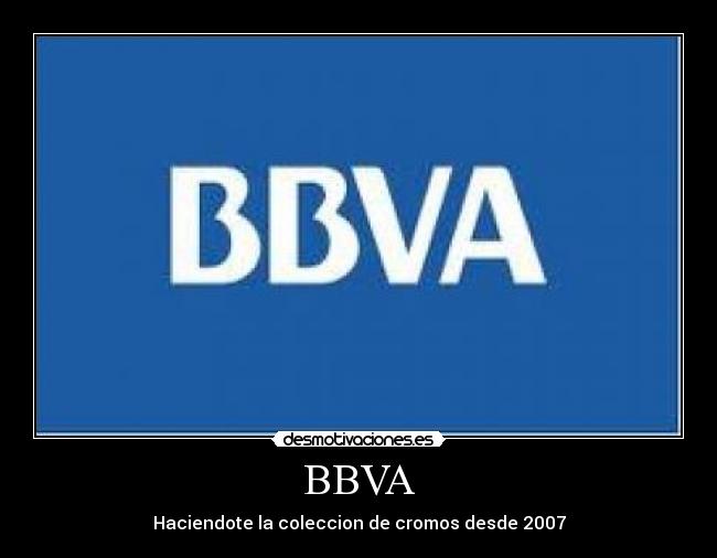 BBVA - Haciendote la coleccion de cromos desde 2007