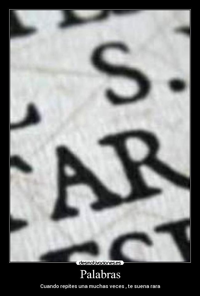 Palabras - 