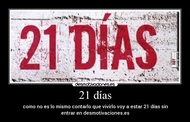 21 días - 