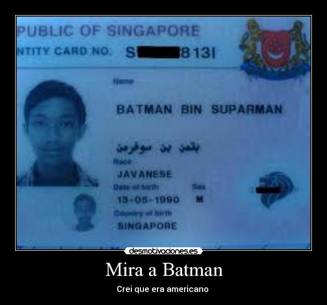 Mira a Batman - 