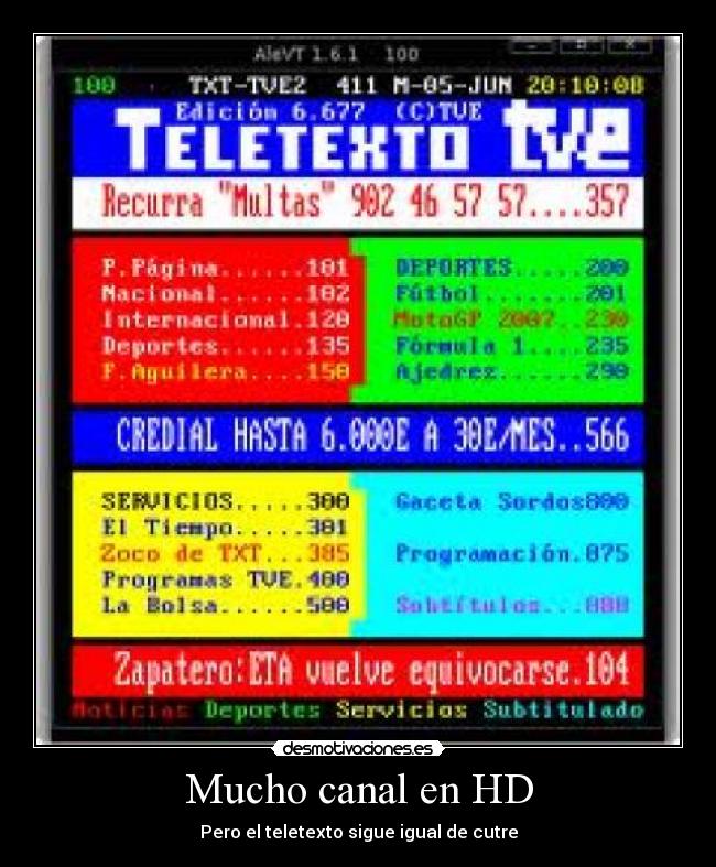 Mucho canal en HD -