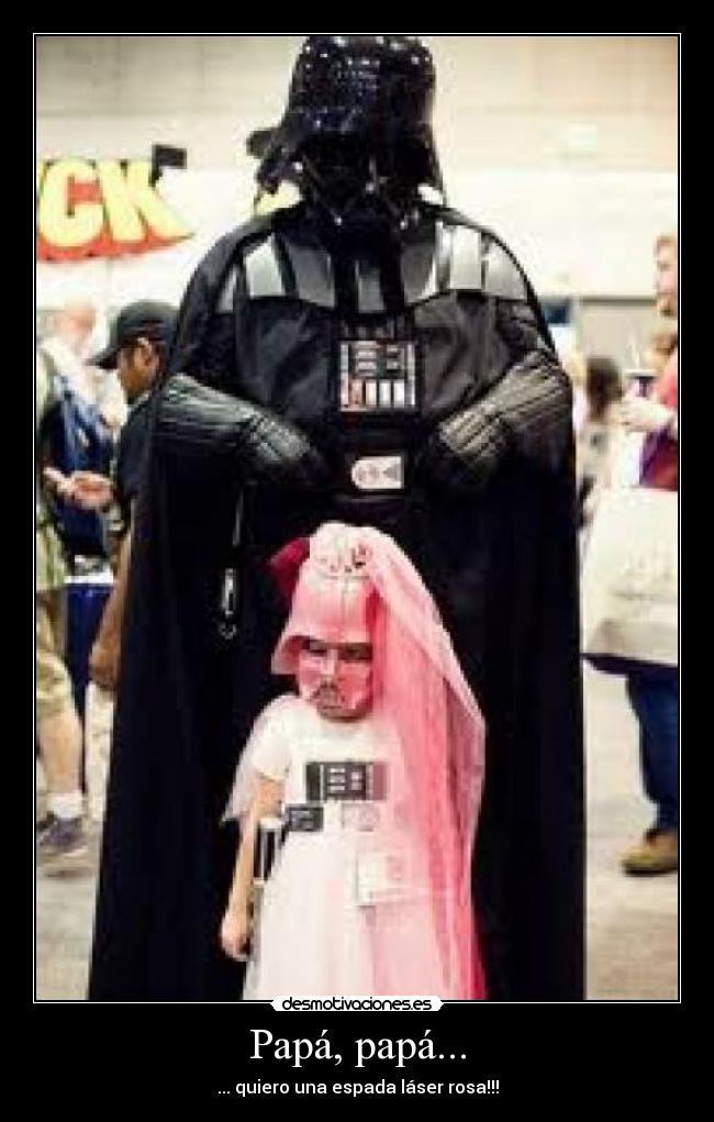 carteles darth vader padre lady vader desmotivaciones