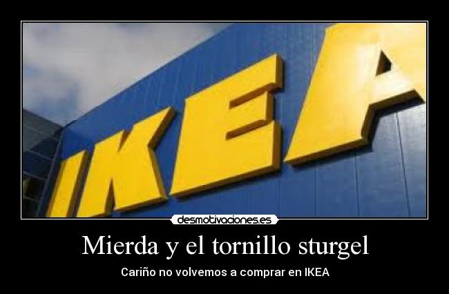 Mierda y el tornillo sturgel - 