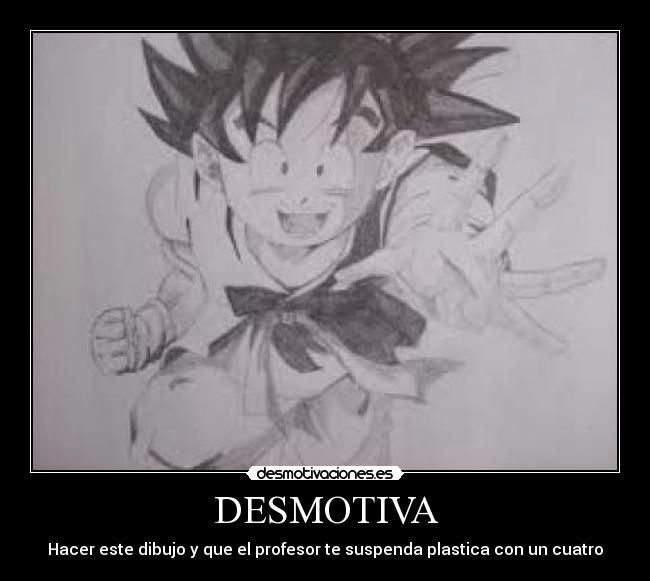 DESMOTIVA - Hacer este dibujo y que el profesor te suspenda plastica con un cuatro