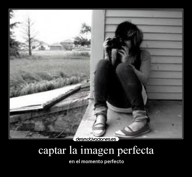 captar la imagen perfecta - en el momento perfecto