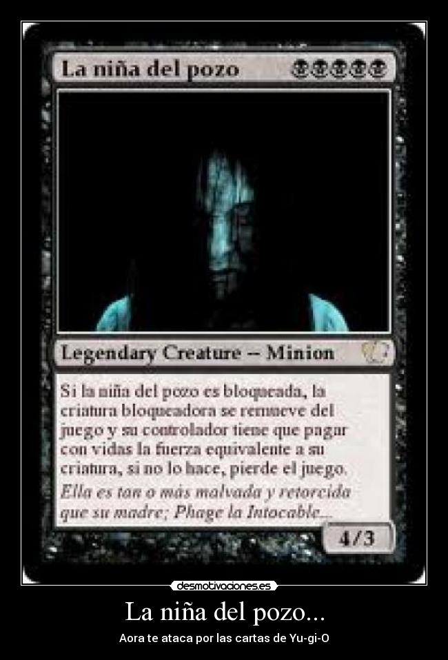 La niña del pozo... - 