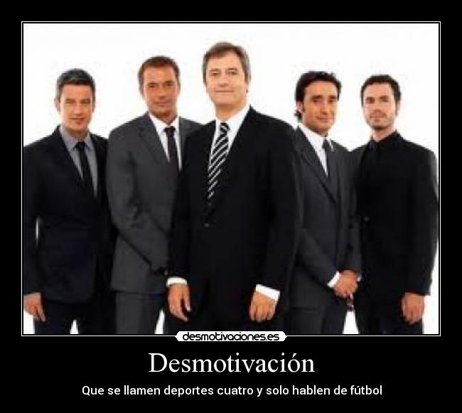 carteles deportes cuatro desmotivaciones