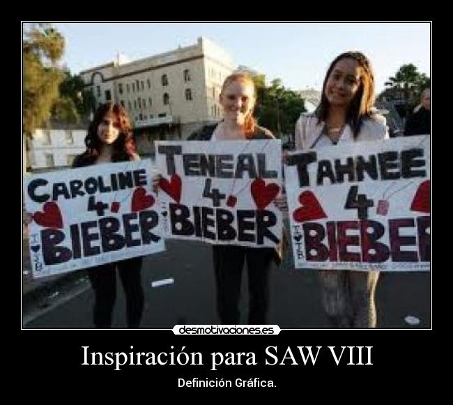 Inspiración para SAW VIII - Definición Gráfica.