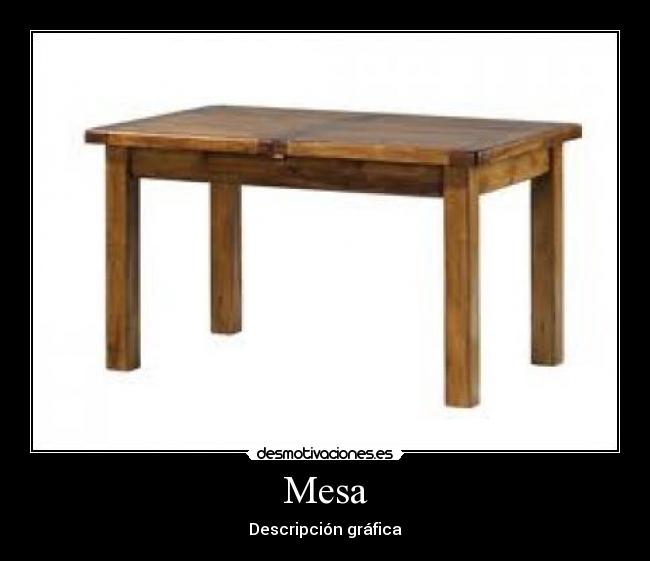 Mesa - Descripción gráfica