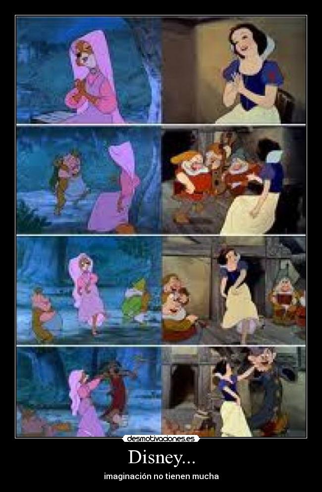 Disney... - imaginación no tienen mucha