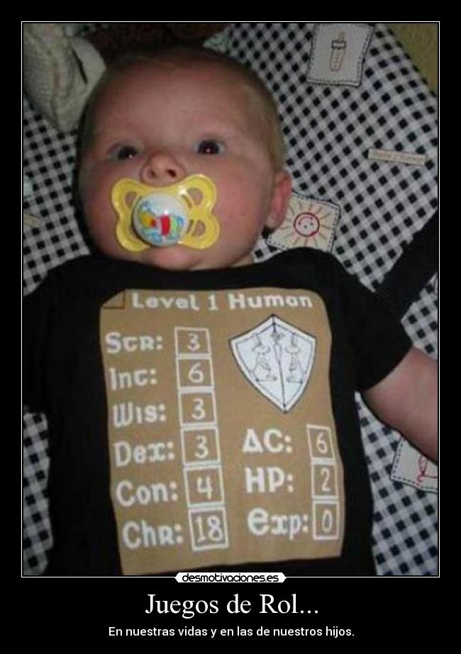 carteles juegos rol desmotivaciones