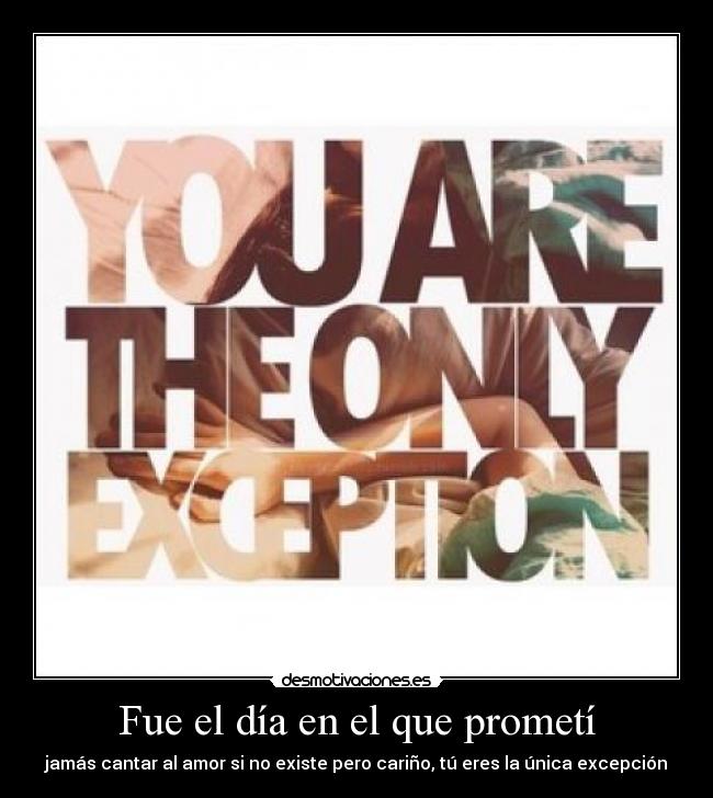 carteles exception carino dia desmotivaciones