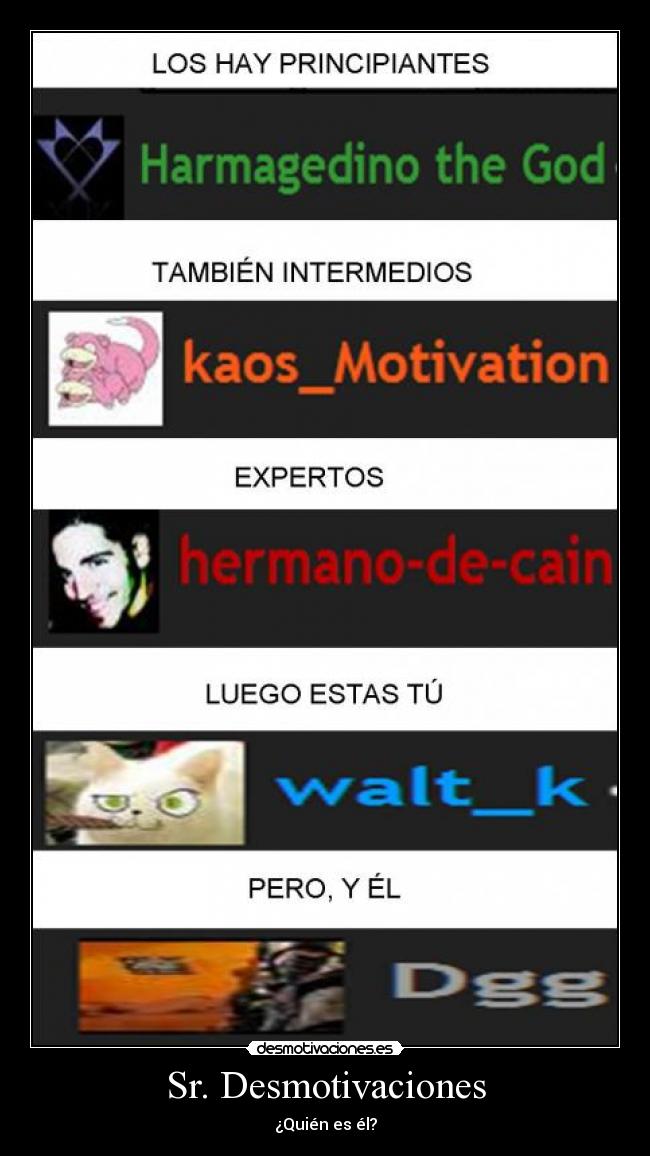 Sr. Desmotivaciones -
