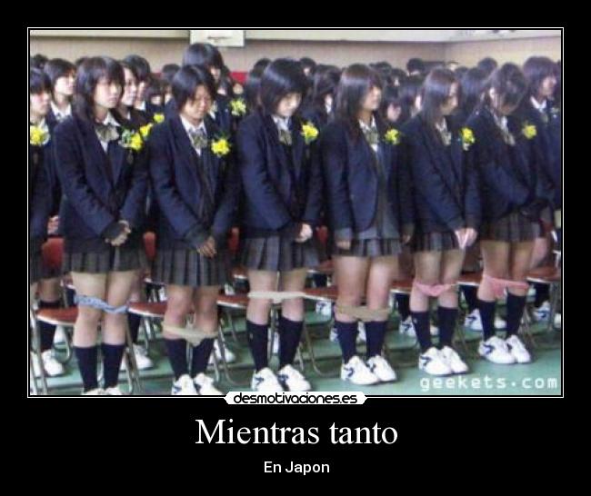 carteles colegialas japonesas desmotivaciones