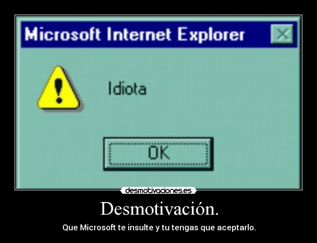 Desmotivación. - 