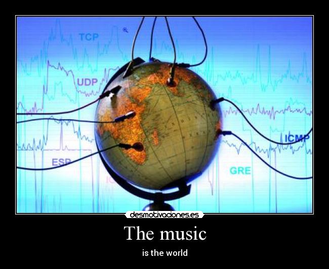 The music -