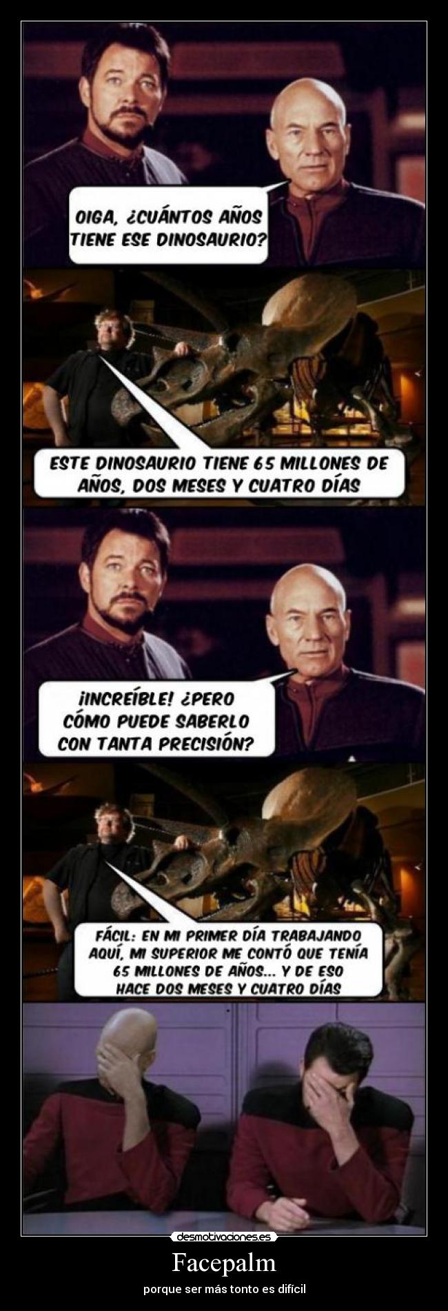 Facepalm - porque ser más tonto es difícil