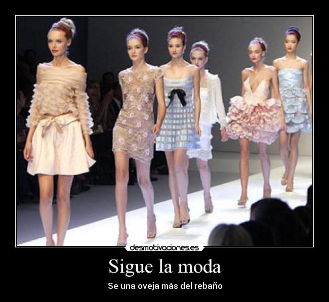 Sigue la moda -