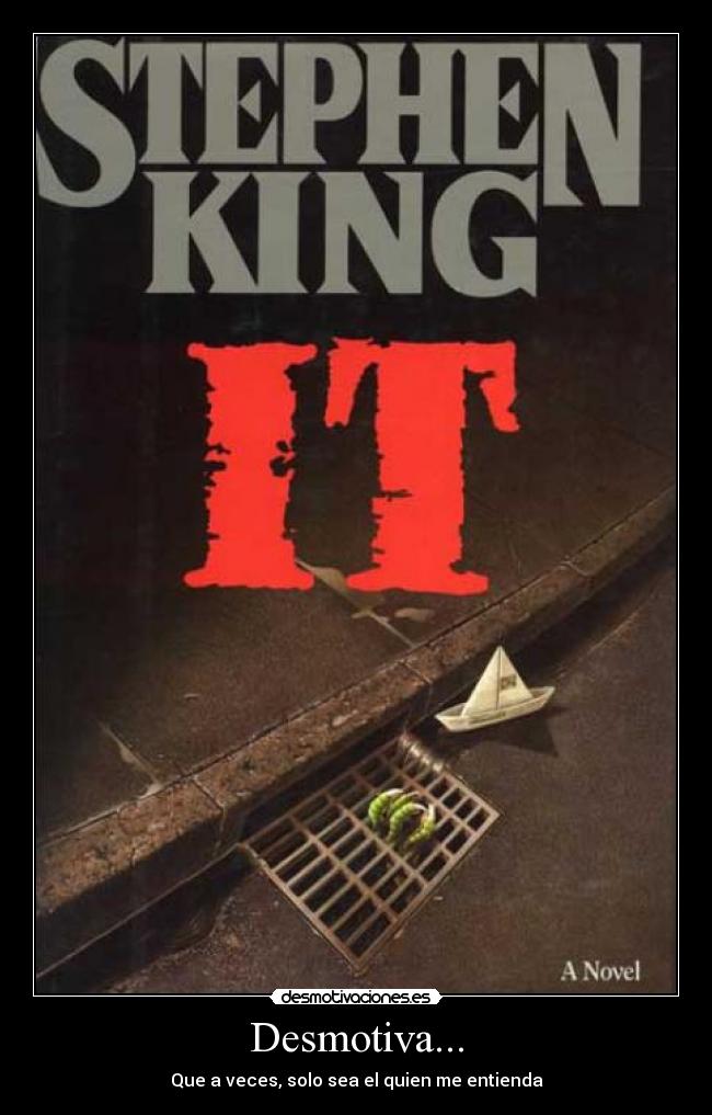 carteles it stephen kingentienda desmotivaciones