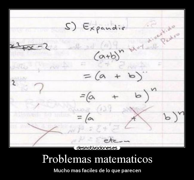 Problemas matematicos - Mucho mas faciles de lo que parecen