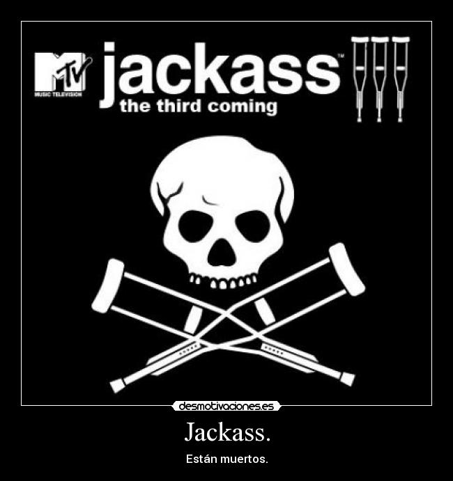 Jackass. - Están muertos.