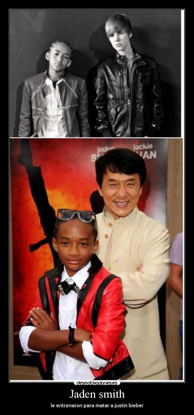 Jaden smith - le entrenaron para matar a justin bieber