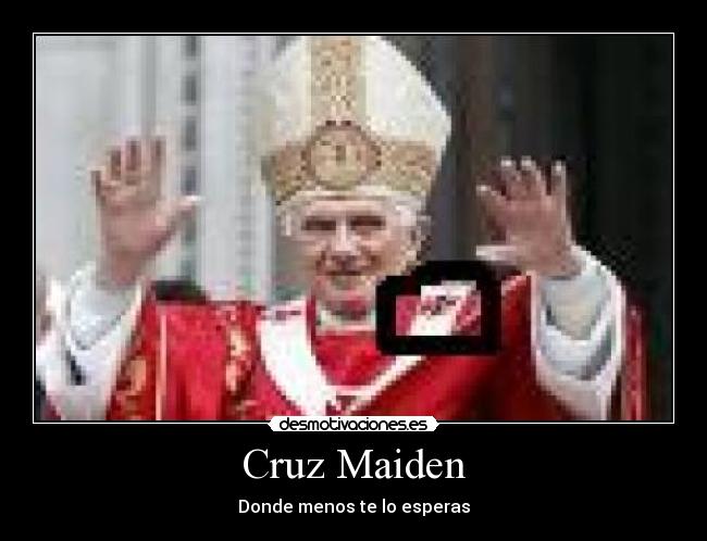 Cruz Maiden - Donde menos te lo esperas