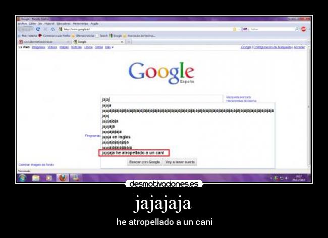 jajajaja - he atropellado a un cani