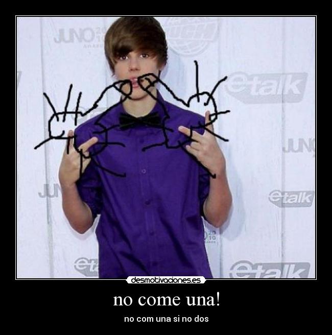 carteles justin biever desmotivaciones