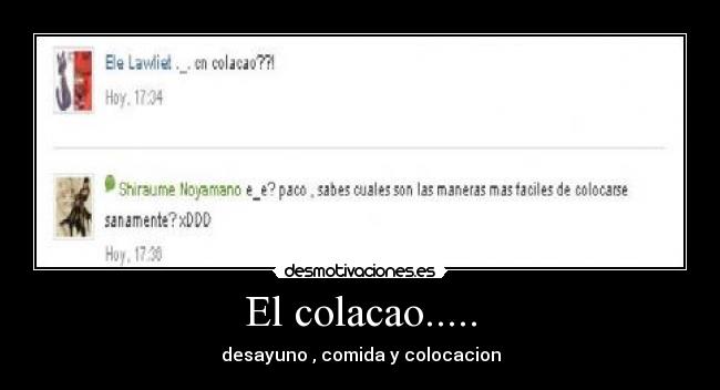 El colacao..... - 