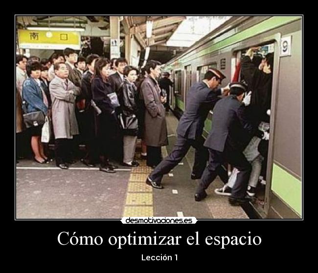 Cómo optimizar el espacio - Lección 1