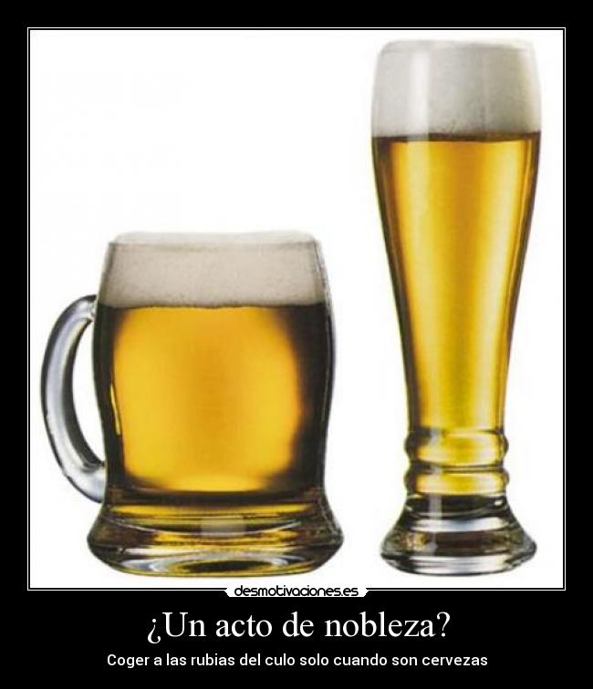¿Un acto de nobleza? -