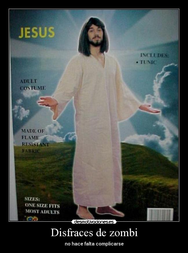 Disfraces de zombi - no hace falta complicarse