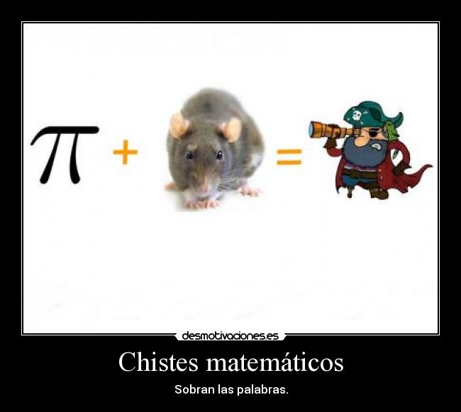 Chistes matemáticos - Sobran las palabras.