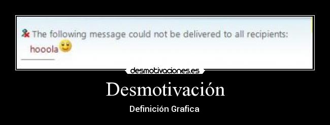 Desmotivación - 