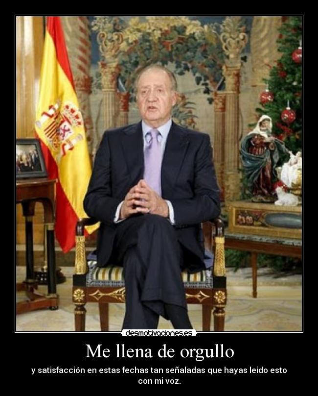 Me llena de orgullo -