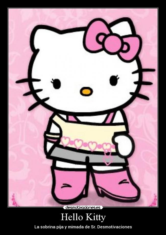 carteles hello kitty desmotivaciones