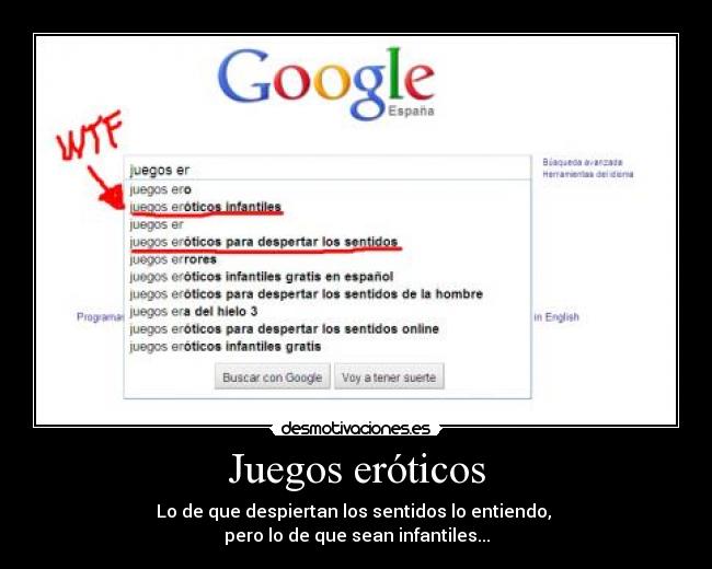 Juegos eróticos -
