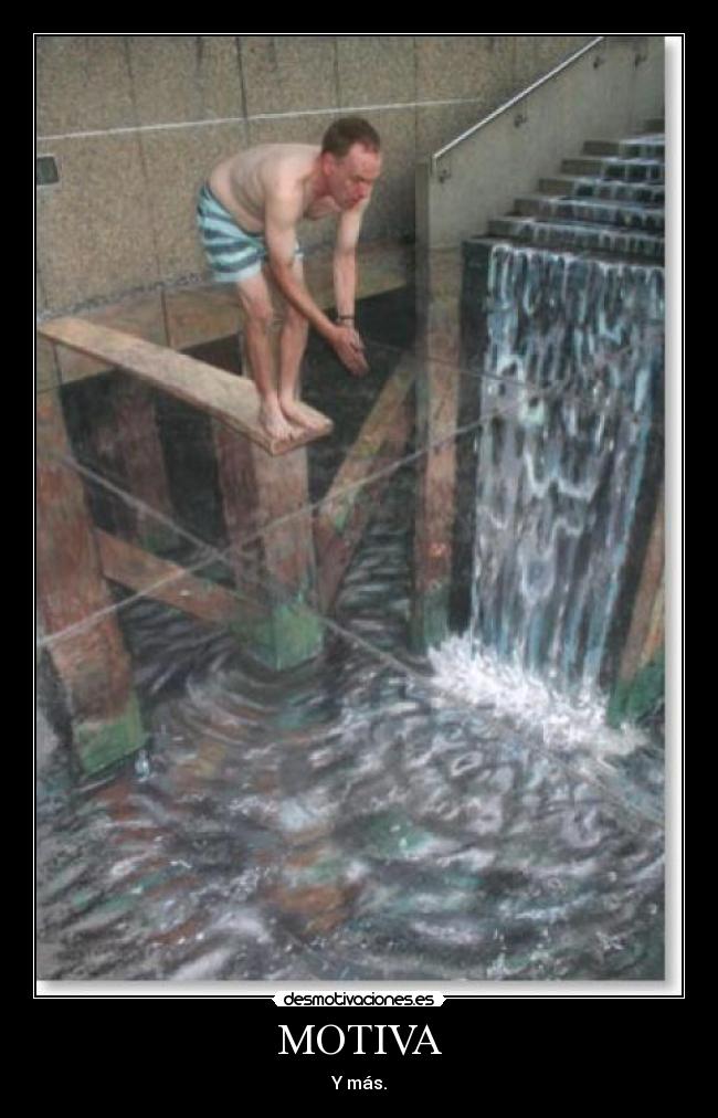 carteles julian beever arte urbano pavimento desmotivaciones