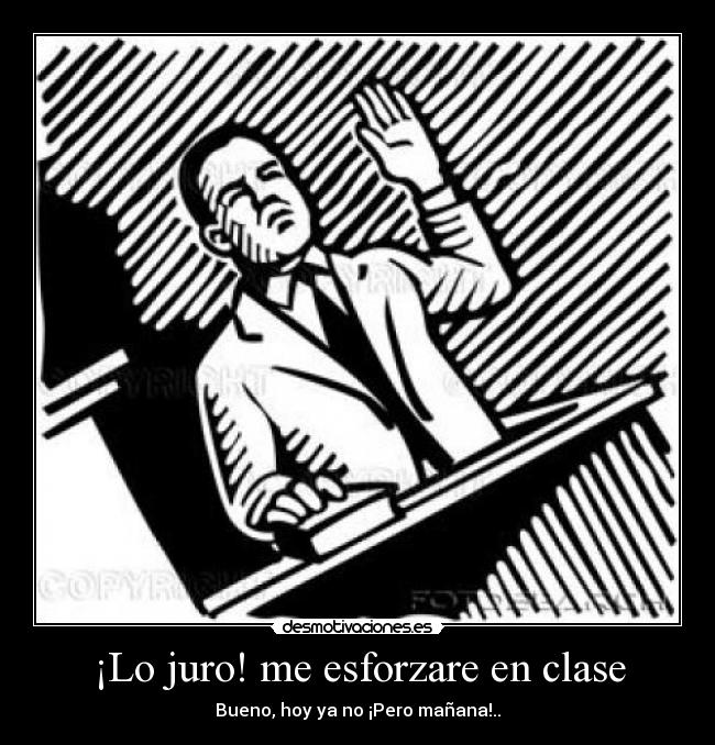 ¡Lo juro! me esforzare en clase - 